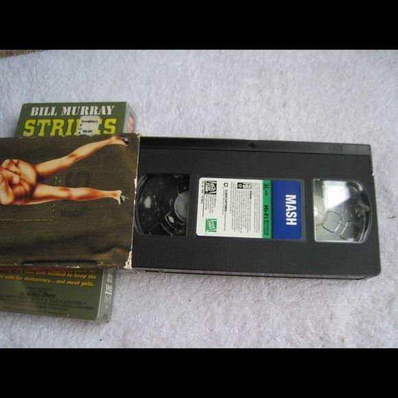 Stripes Bill Murry Mash Donald Sutherland Army VHS Cassette Tape Bundle for $2 - Picture 6 of 6